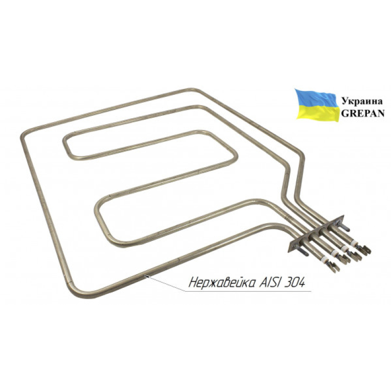 ТЭН для духовки Beko, нержавейка, 2,4 кВт - Фото 2