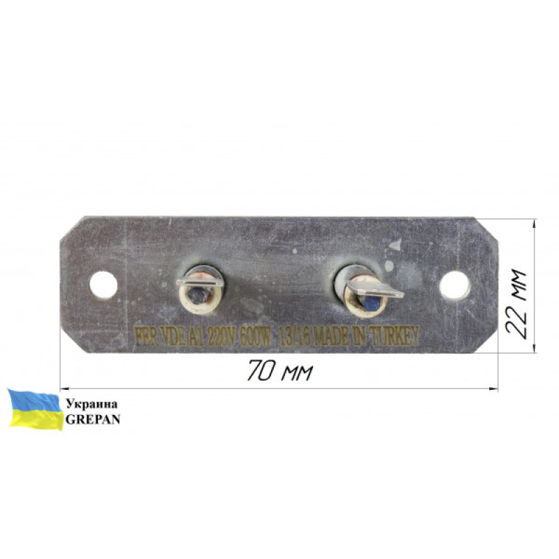 ТЕН для духовки Asel, нержавійка, 0,6кВт, 33л  - Фото 4