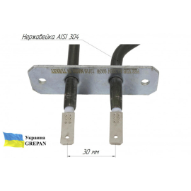 ТЕН для духовки Asel, нержавійка, 0,6кВт, 33л 