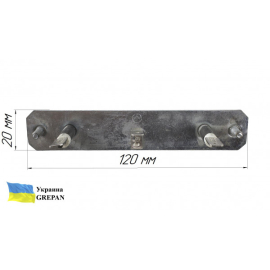 ТЕН для духовки Лисва, нержавійка, 0,8 кВт, верхній