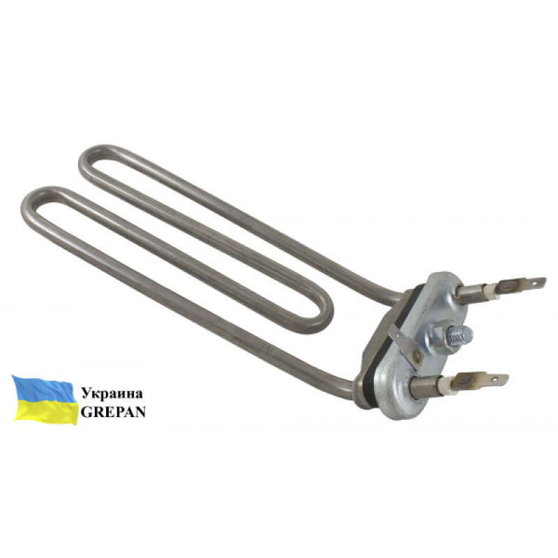 ТЭН для стиральной машины с резким загибом, нержавейка, 2кВт, 20см - Фото 2