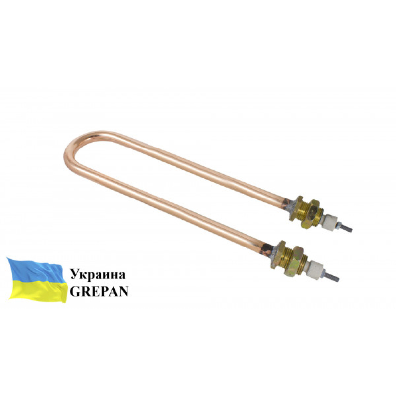 ТЭН медный для дистиллятора 1,0 кВт/220В, М18, П-образный - Фото 2