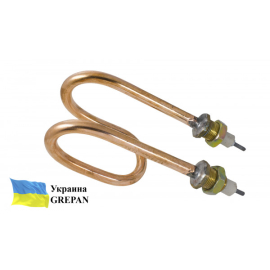 ТЭН медный для дистиллятора ДЭ-4 (ДЕ-4), 1,5 кВт/220В, М18, "гнутый"