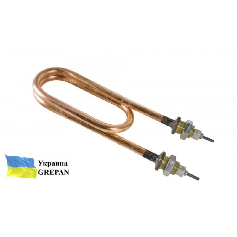 ТЕН мідний для дистилятора (скріпка), 2,5 кВт/220В, М18 - Фото 2