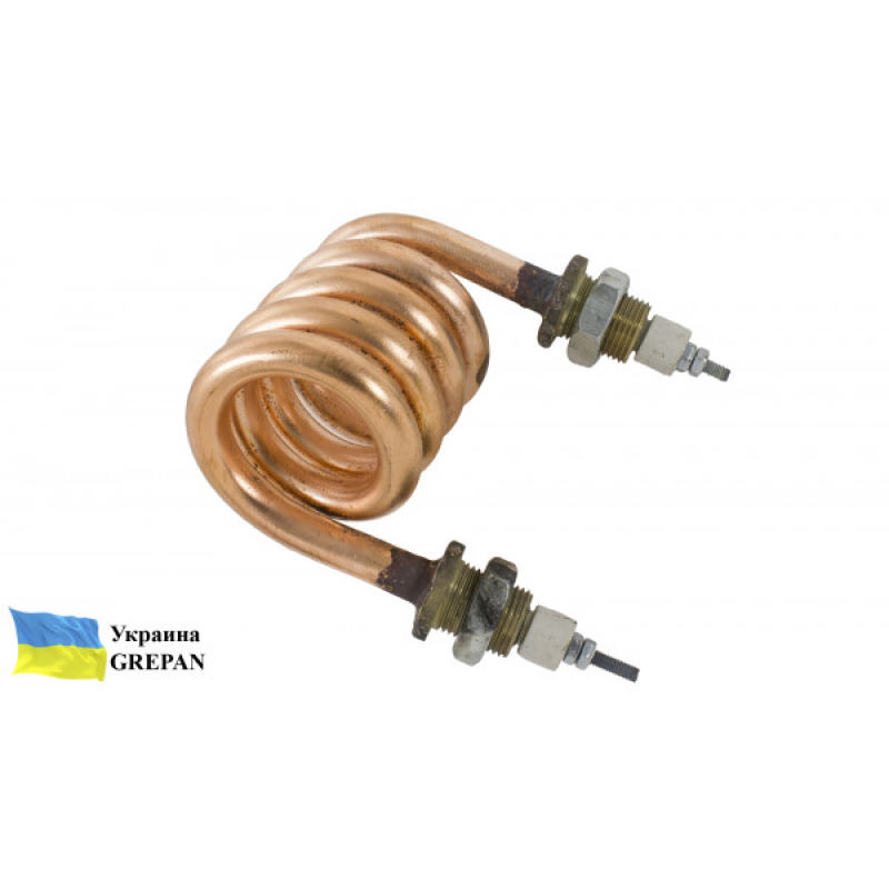 ТЕН мідний для дистилятора, 3,0 кВт/220В, М18 - Фото 2