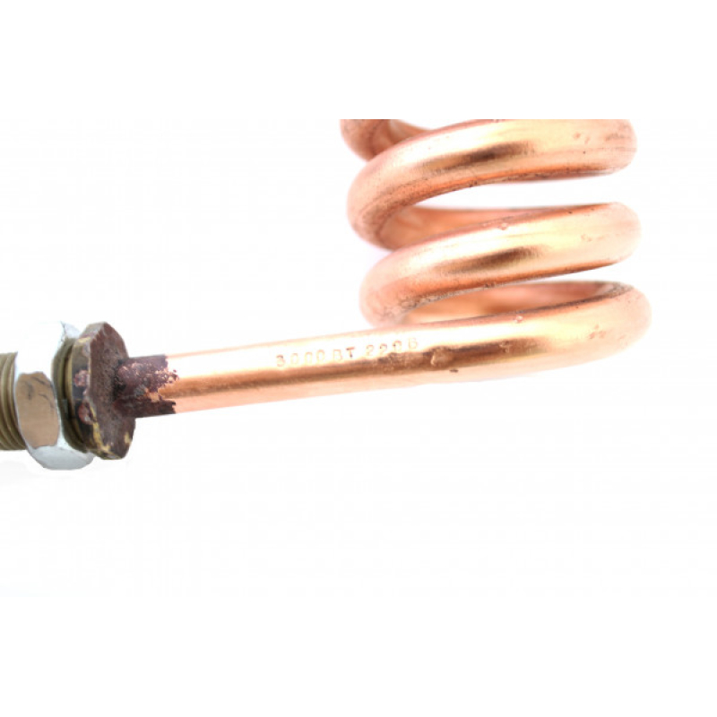 ТЕН мідний для дистилятора, 3,0 кВт/220В, М18 - Фото 3
