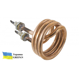 ТЕН мідний для дистилятора ДЕ-5 (ДЭ-5), 2,0 кВт/220В, М14