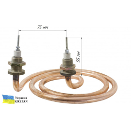 ТЕН мідний для дистилятора ДЕ-5 мікро 4,5 кВт/220В М16 від виробника Grepan Україна