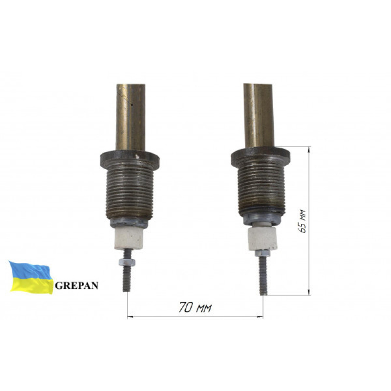 ТЕН для води, П-образний, нержавійка, 3,0 кВт, М22 - Фото 2