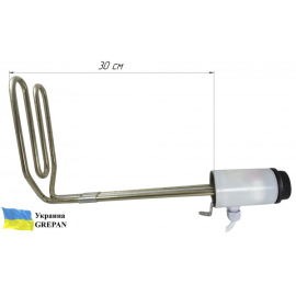 Кип'ятильник із механічним терморегулятором, нержавійка, 2кВт