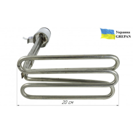 Кип'ятильник із механічним терморегулятором №2 , нержавійка, 2кВт