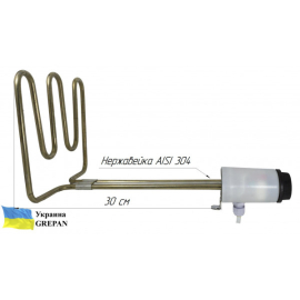 Кип'ятильник із механічним терморегулятором №3, нержавійка, 2кВт