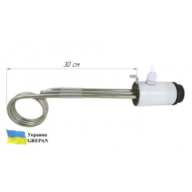 Кип'ятильник із механічним терморегулятором №4, нержавійка, 2кВт