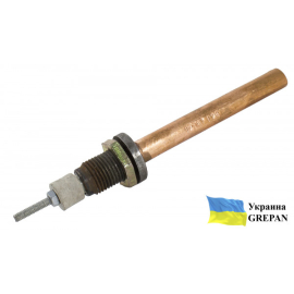 ТЕН автомобільний для поддона картера, 12В/120 Вт, мідний, М16 (внутрішній монтаж)