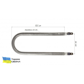 ТЕН для інкубатора №5, нержавійка, 0,13 кВт