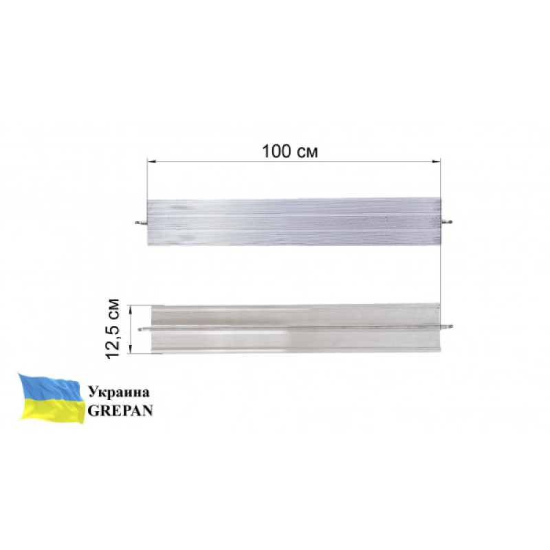 Нагревательный элемент для электроконвекторов, алюминий, 2кВт - Фото 1