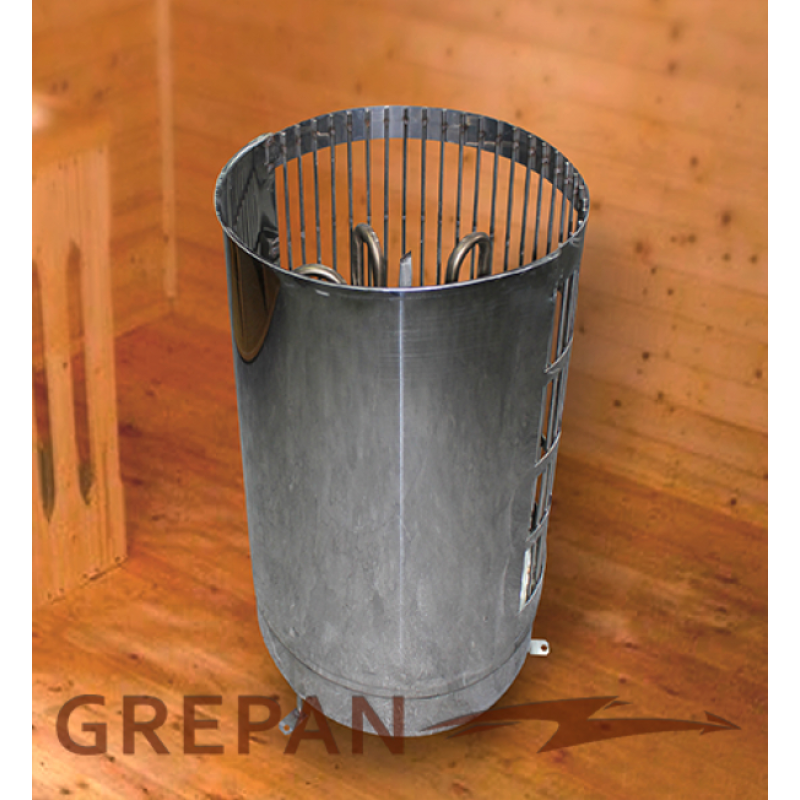 Нагреватель для сауны GREPAN, нержавейка, 9 кВт - Фото 2