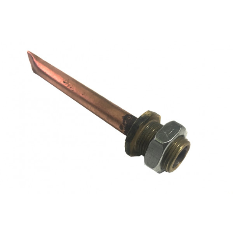  Трубка під термодатчик, мідна( нержавійка під замовлення)