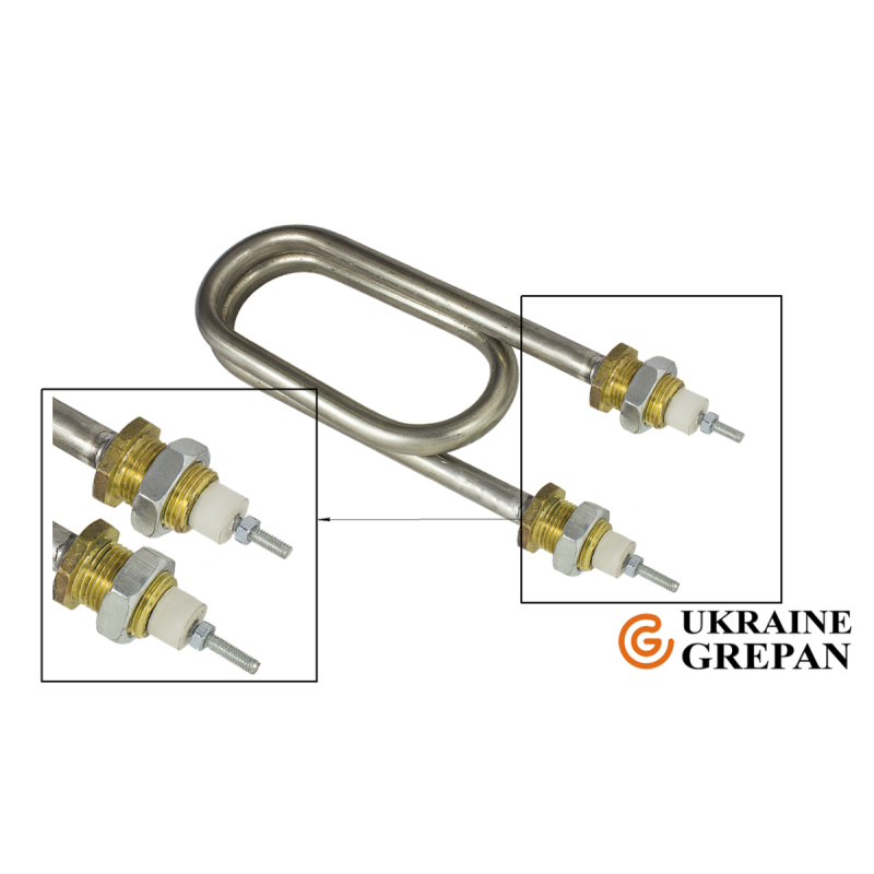 ТЕН нержавійка для дистилятора 2,5 кВт/220В, М18,  - Фото 1