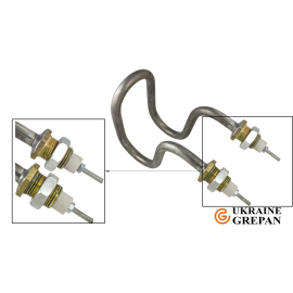 ТЕН нержавійка для дистилятора 2,0 кВт/220В, М18, 