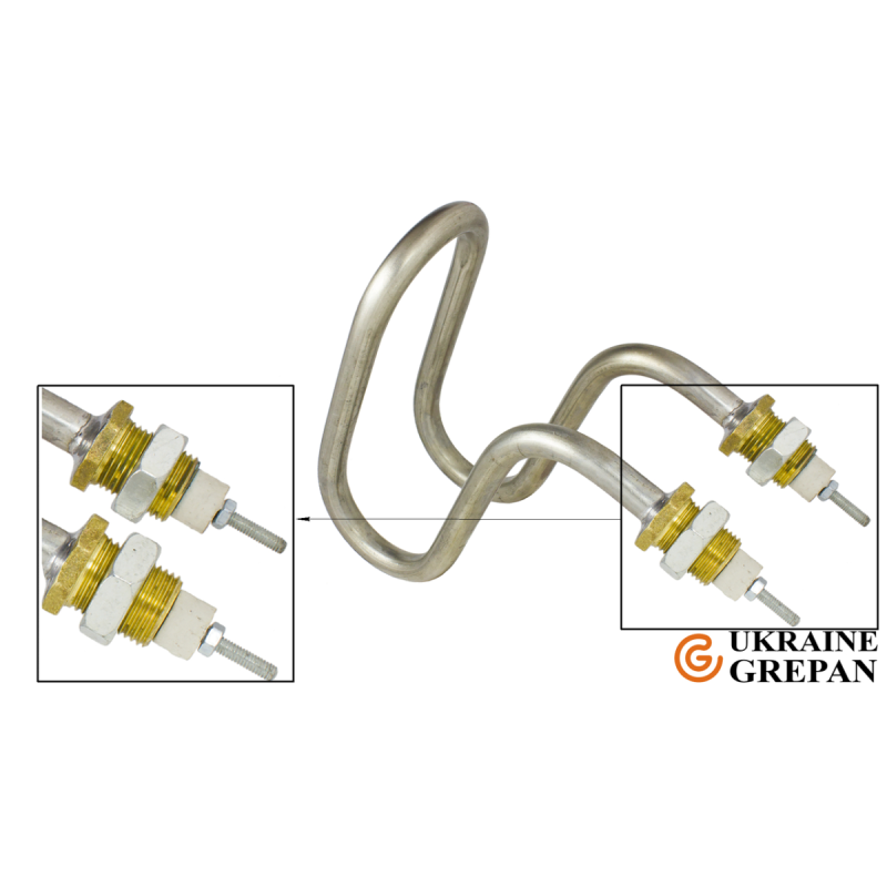 ТЭН нержавейка для дистиллятора 2,5 кВт/220В, М18 - Фото 1