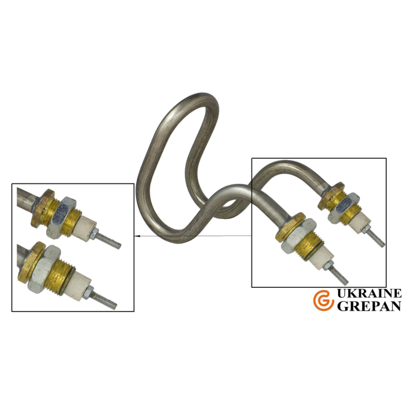 ТЭН нержавейка для дистиллятора 1,5 кВт/220В, М18,  - Фото 1