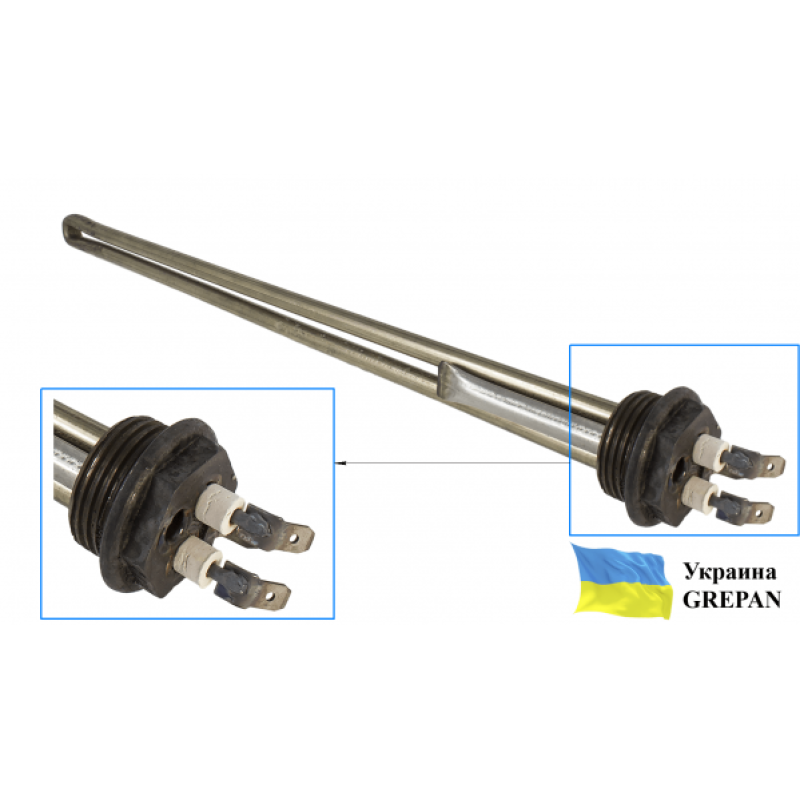 ТЕН для батареї 0,65 кВт (1" ) - Фото 3