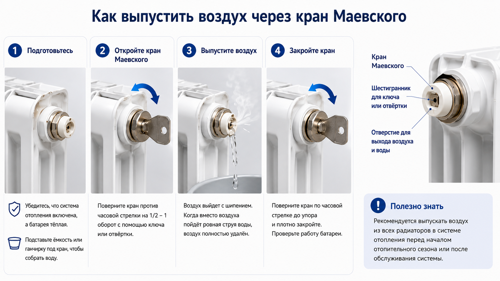 Как устранить неравномерный нагрев батареи